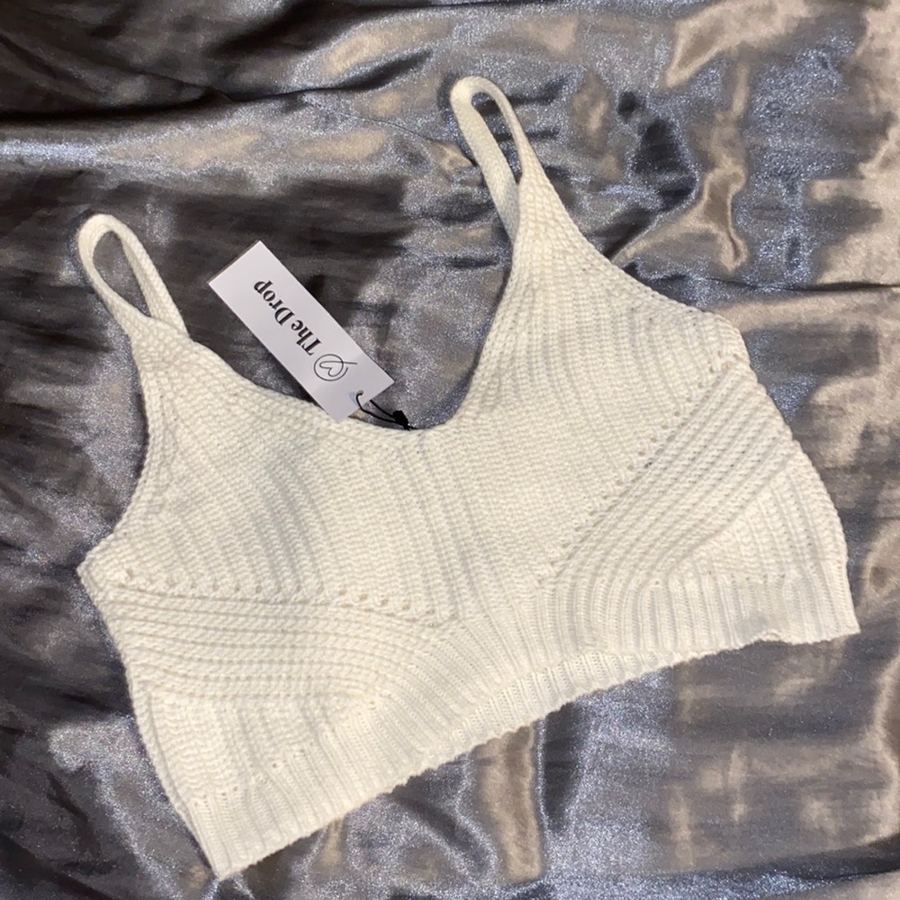 Crochet top white